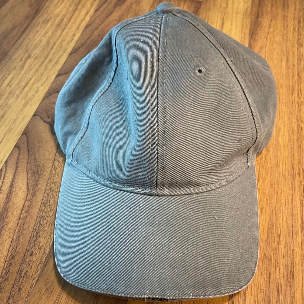 LED Light Up Baseball Cap Mens Grey Cotton Adjustable Brim Lights Hat OSFA